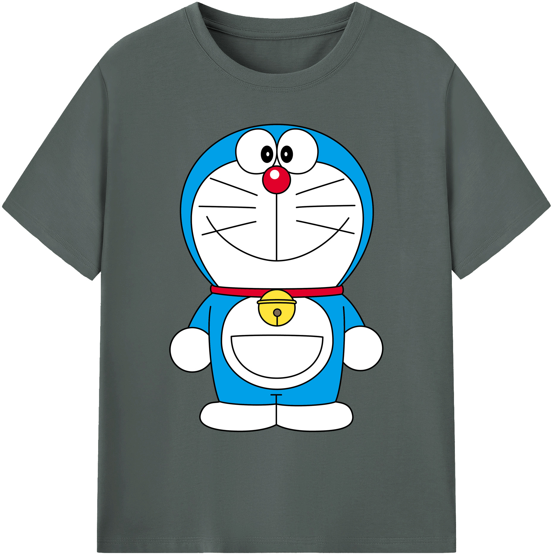 （画像用） ドラえもん Doraemon 綿100％ メンズ半袖Tシャツ｜肌触りやわらか＆通気性